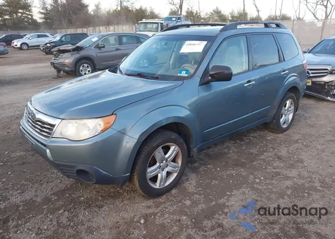 2010 Subaru Forester 2.5X Premium from USA, damaged, VIN JF2SH6CC3AH740088